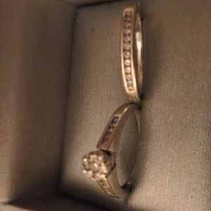 Bridal wedding ring set